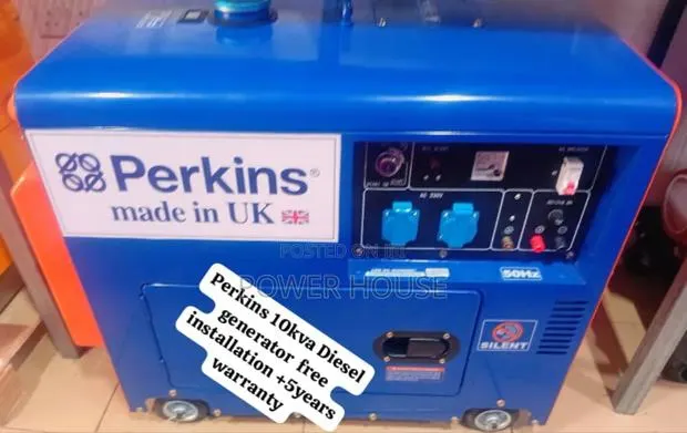 Insurance Power Perkins Diesel Generator 10kva Silent · Photo 1