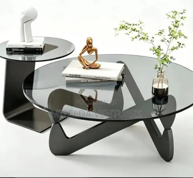 2 in 1 Modern Shaped Coffee Tables Set · Photo 1