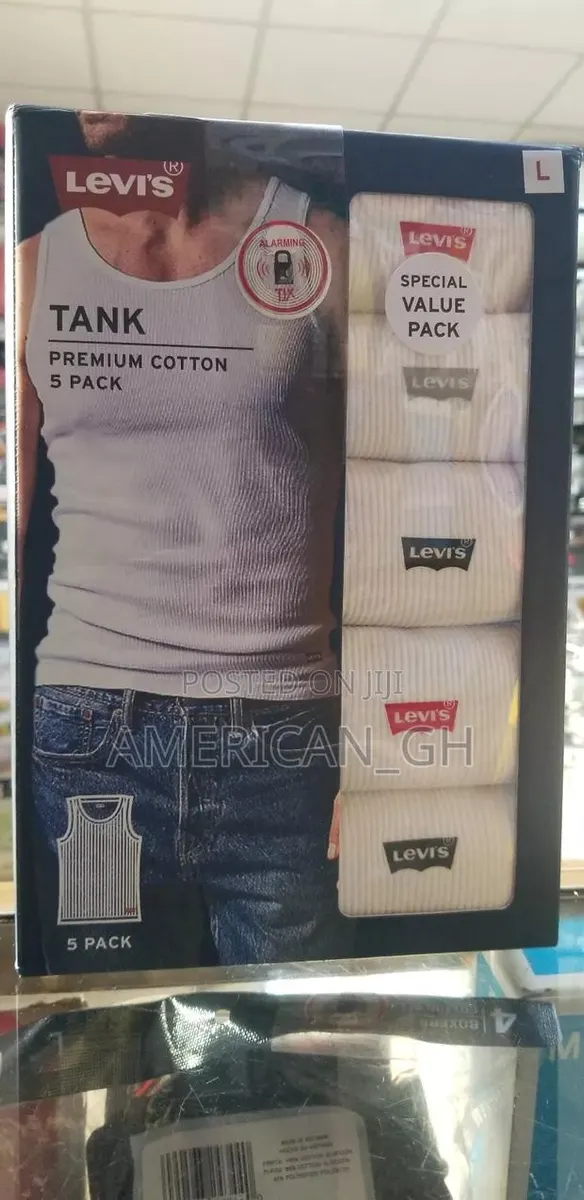 Levi’S Mens Premium Cotton Tank Top ( L) · Photo 1