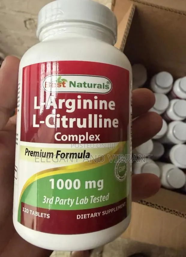 L-Arginine L-Citrulline Complex 1000 Mg 120 Tablets · Photo 1