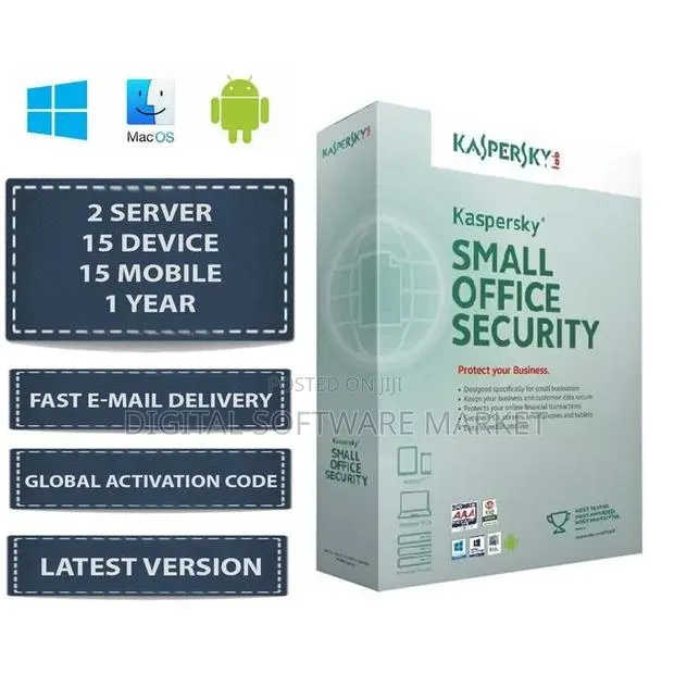 Kaspersky Small Office Security (15 PCs /2 Servers /15 Mobile /1 Year) · Photo 1