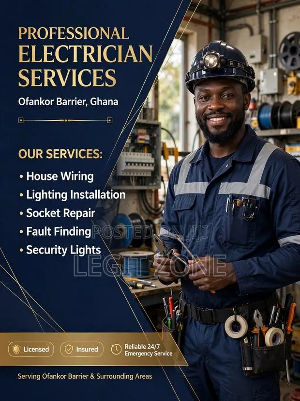 Professional Electrician Available Dm · Photo 1