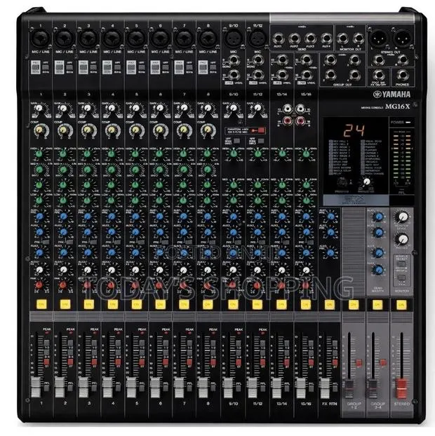 Yamaha MG16X-16 Channel Professional Mixer With Effects · Photo 1