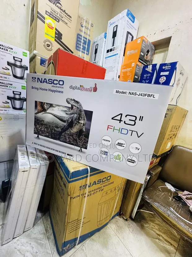 Crystal Clear View Nasco 43inch Free Satellite and Digital Full Hd TV · Photo 1