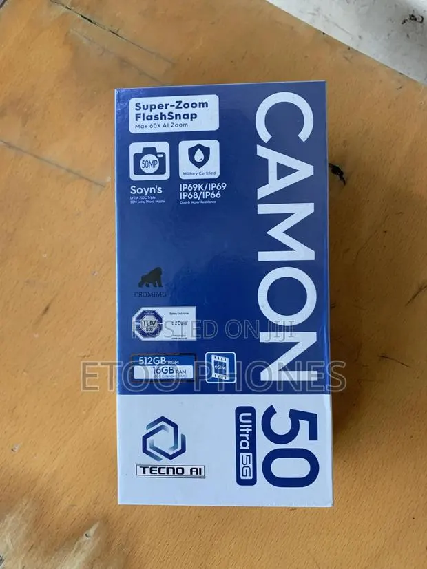 New Tecno Camon 50 Ultra 512 GB Black · Photo 1
