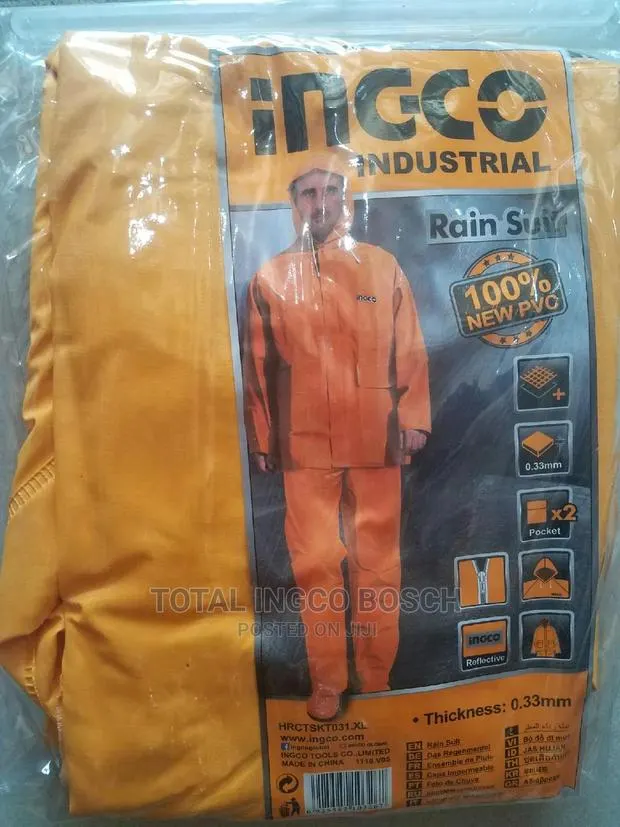 Ingco Industrial Raincoat Top Down · Photo 1