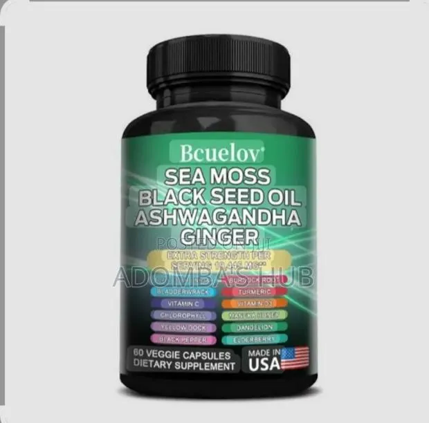 Sea Moss Black Seed Oil Ashwagandha Ginger · Photo 1
