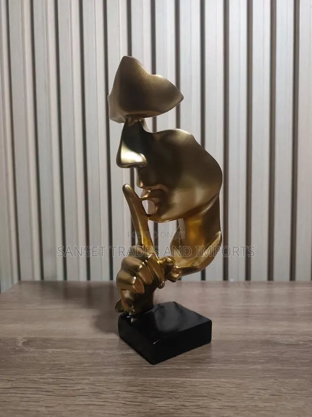 Silence Is Golden Decor Piece · Photo 1