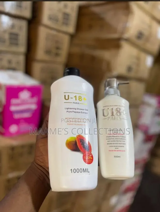 U-18 Paris Lightening Shower Gel With Pure Papaya Extract and Lotion · Photo 1