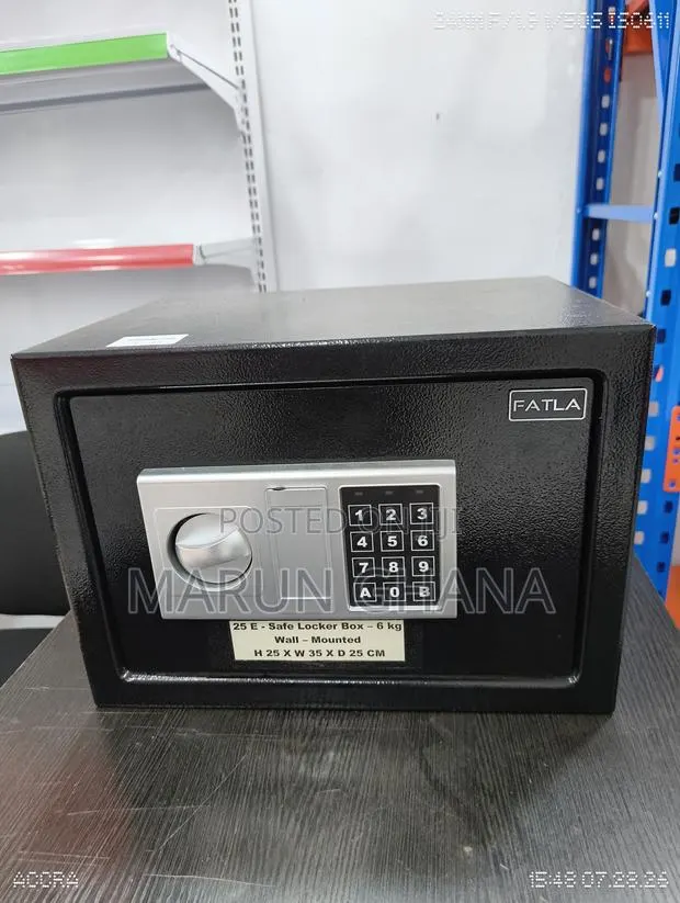 25E Digital Safe Locker 6kg Security Safe Box Emergency Keys · Photo 1