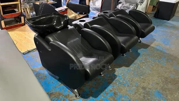 Quality All Black Shampoo Bed, Salon Chair · Photo 3
