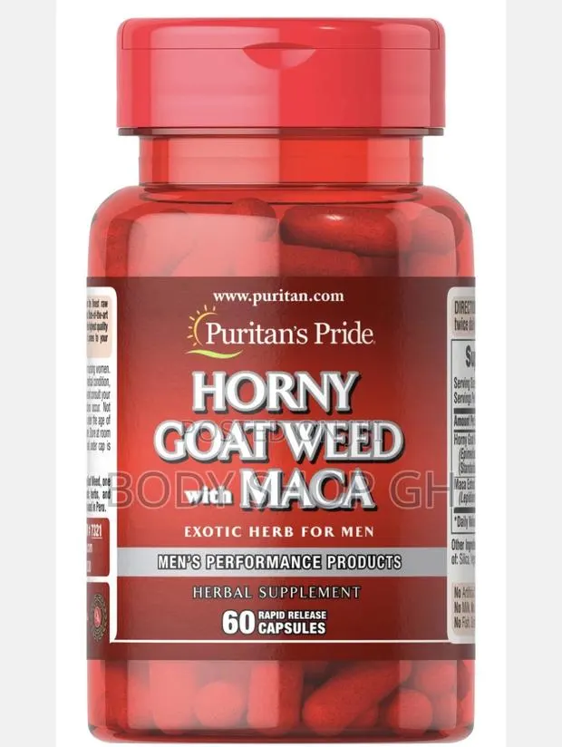 Puritans Pride Horny Goat Weed + Maca (Sexual Enhancement) · Photo 1