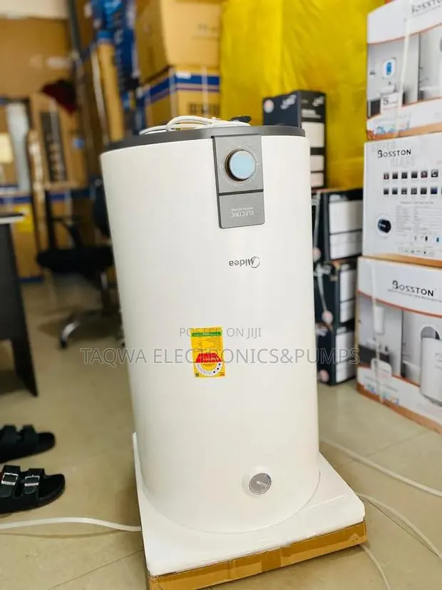 White Midea 100l Water Heater · Photo 1
