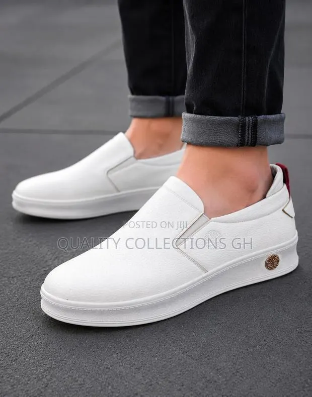 White Timberland Leather · Photo 1