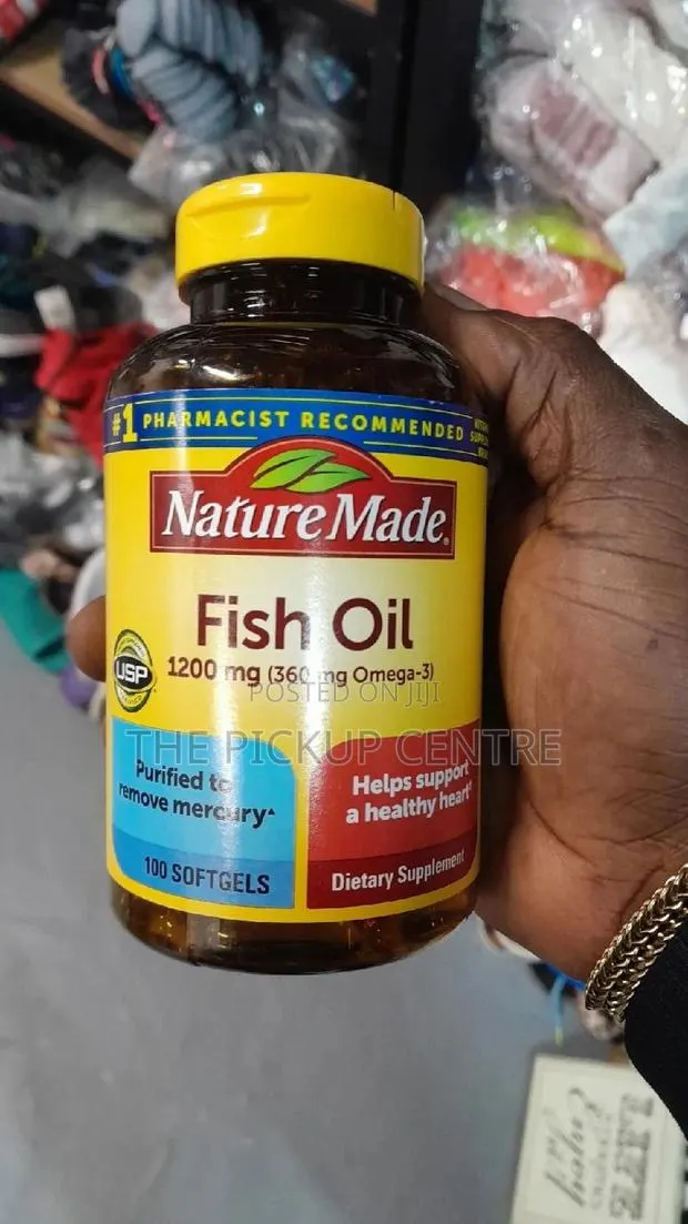 Nature Made Extra Strength Flaxseed Oil Fish Omega 3 100 Softgels · Photo 1