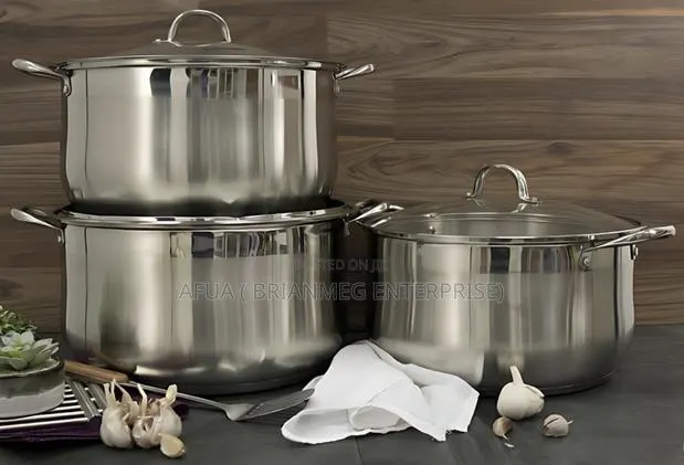 Hoffavorer Party-Size 10/18 Heavy Duty L Stock Pot Cookware Set · Photo 1