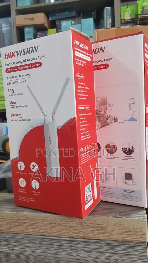 Hikvision 1200mbps Smart Managed Gigabit Uplink Outdoor Access Point