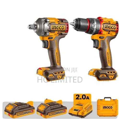 INGCO Cordless 2 PCS Combo - CKLI20286 · Photo 1