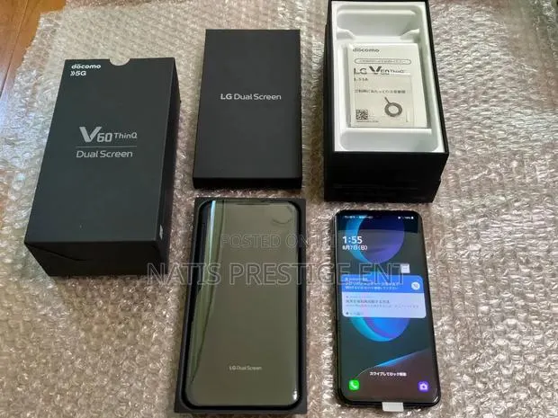 New LG V60 ThinQ 5G 128 GB Black · Photo 1