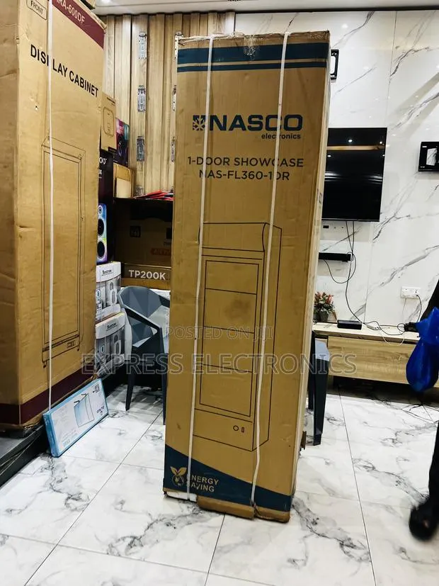 Nasco 298 LTRS Display Fridge-Nas-Fl360-1dr · Photo 1
