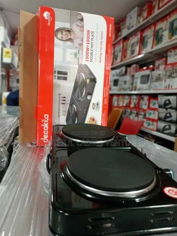 Decakila Dual Burner Electric Stove 2000w · Photo 1