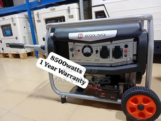 8500watts Gasoline 7.5kva Eccolmax Generator Dependable · Photo 1
