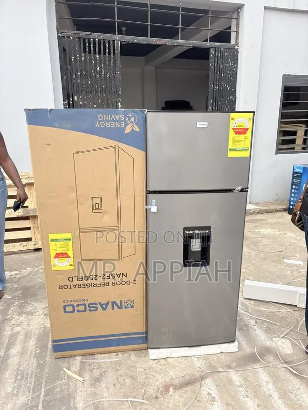Durable Affordable Nasco 210L Double Door Refrigerator(Gray) · Photo 1