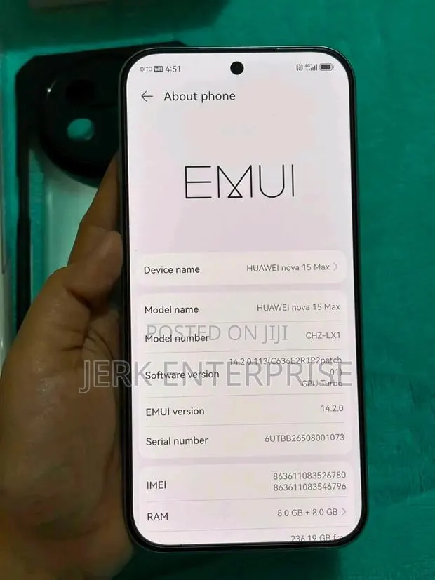 New Huawei nova 15 Max 256 GB Green · Photo 1