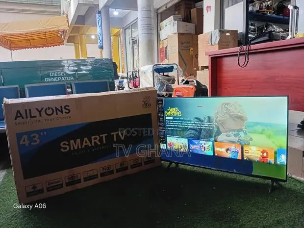 Ailyons 43 Inch LED Smart TV – Sleek, Powerful Perfect for 43tvs · Photo 1