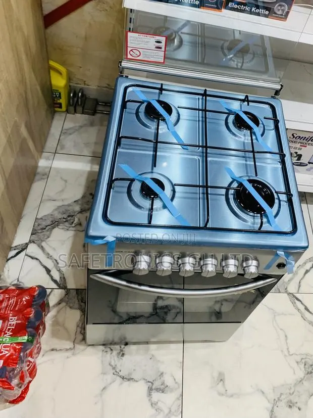 Fabulous Grey Volcano 50×50cm 4-Burner Gas Cooker · Photo 1