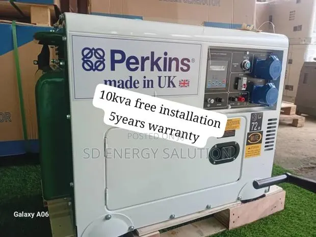 Work Hard Sound Soft Perkins 10kva Diesel 13000watts Diesel · Photo 1