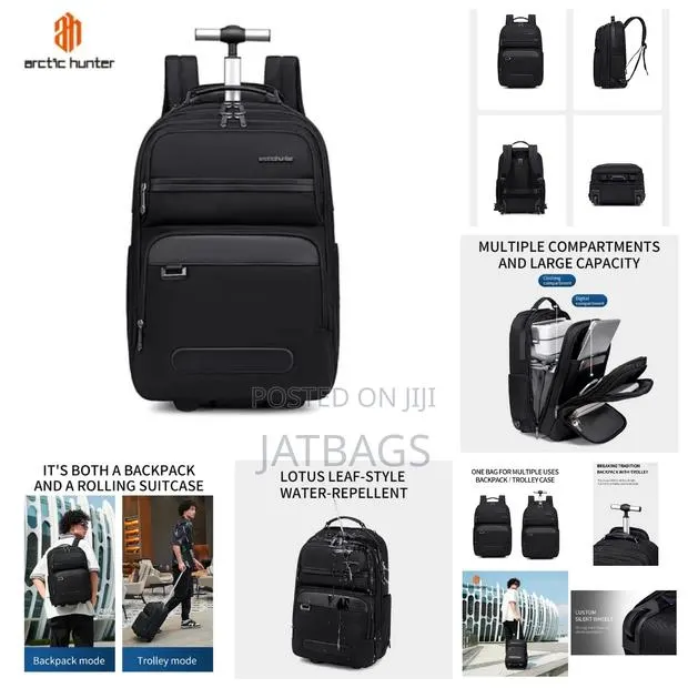 Trolley Wheel Business Travel Laptop Backpack -free Delivery · Photo 1