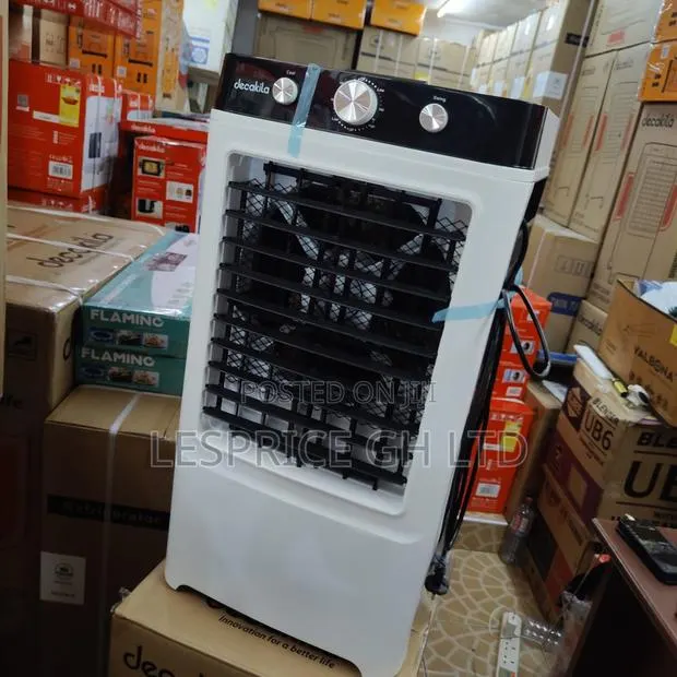DECAKILA 100W Black & White Evaporative Air Cooler · Photo 1