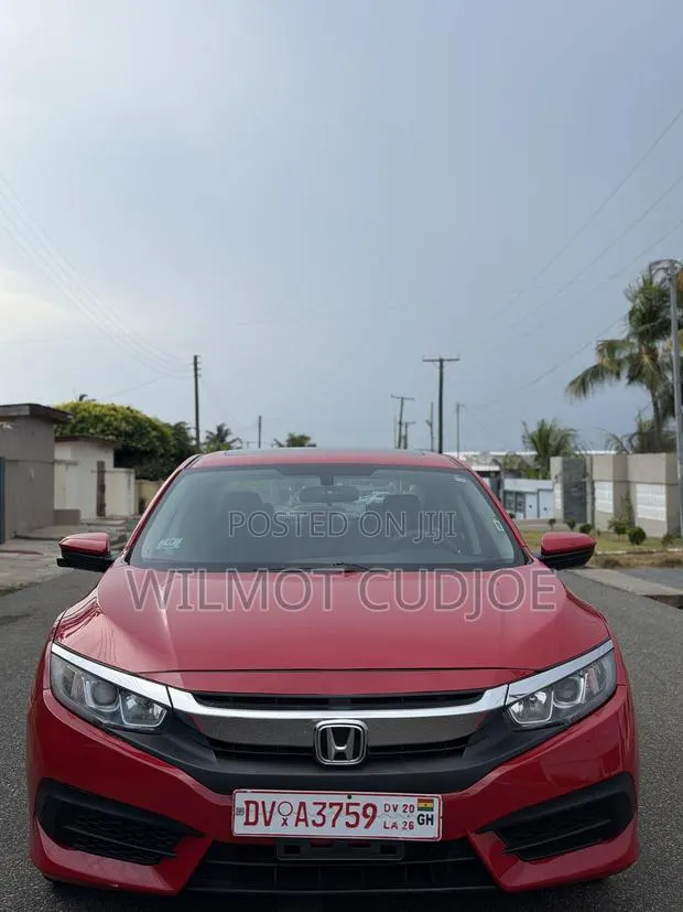 Honda Civic EX 4dr Sedan (2.0L 4cyl) 2017 Red · Photo 1