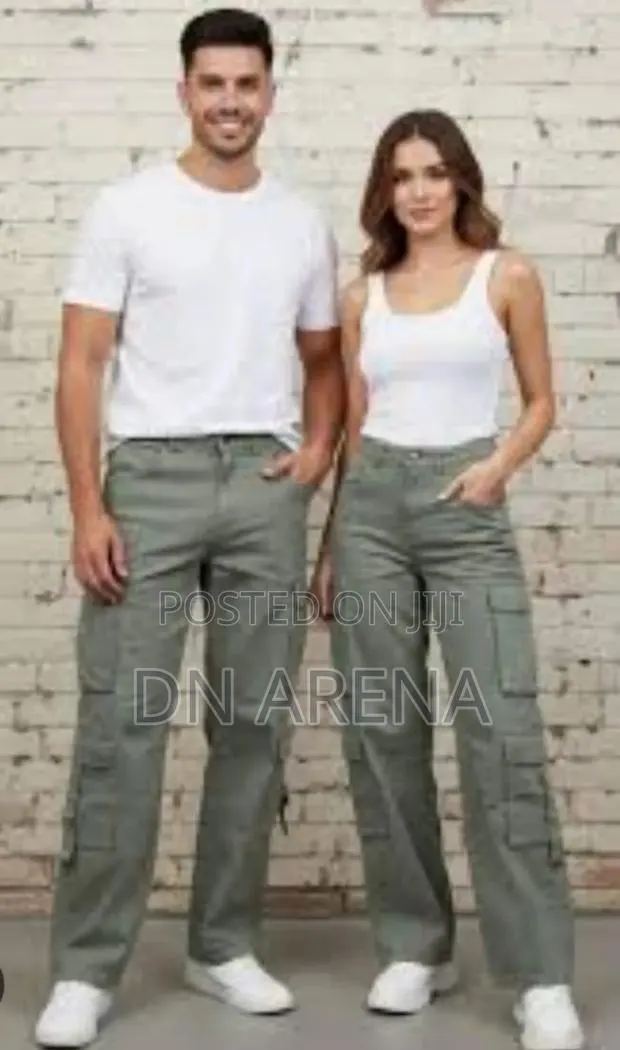 Unisex Cargo Jeans Trousers · Photo 1