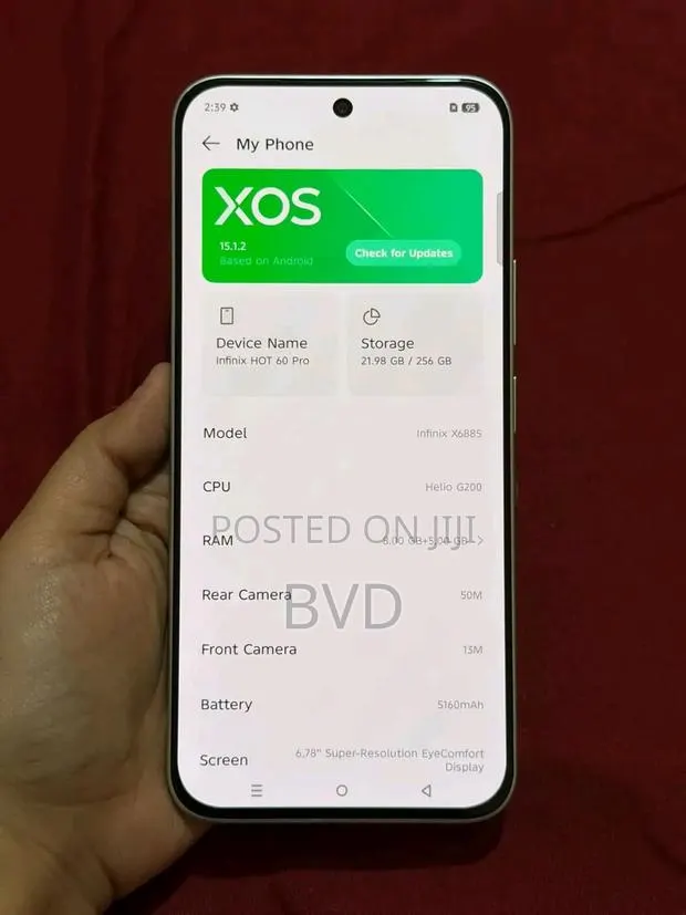 Infinix Hot 60 Pro 256 GB Gray · Photo 1