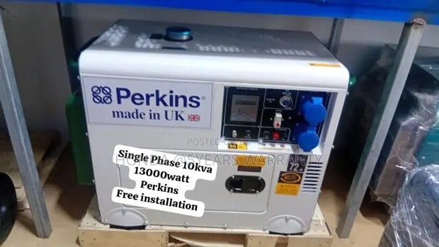 Energy Audits Service Perkins 10kva 13000watt Generator 10kv · Photo 1