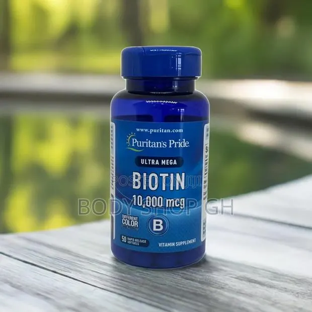 Puritan’S Pride Biotin - 10,000 MCG / 100 Softgels · Photo 1