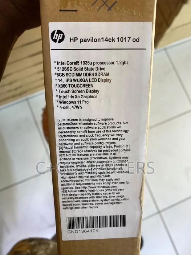 New Laptop HP Pavilion 14 x360 2-in-1 8GB Intel Core i5 SSD 512GB · Photo 1