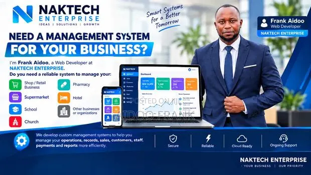 NAKTECH ENTERPRISE’s Web Development/It Services · Photo 1