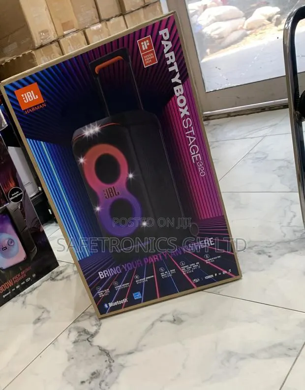 Neatly Sealed JBL Partybox Stage 320 Portable 240w Party Speaker · Photo 1