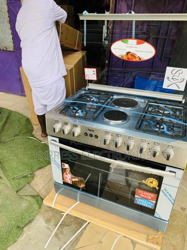 4-2 Stove Gas Electric Cooker Oven Rotisserie 60/90cm · Photo 1