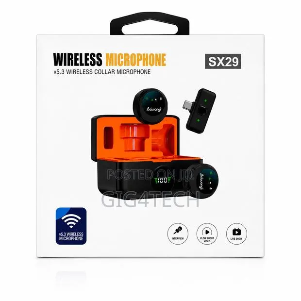 Baiwangli Sx29 Wireless Microphone USB-C Lightning · Photo 1