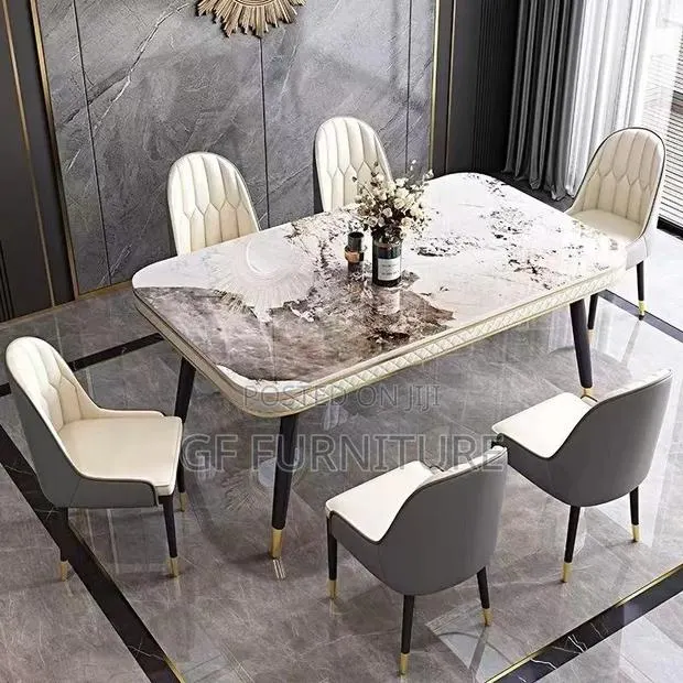 The 6-Seater Marble Dining Masterpiece · Photo 1