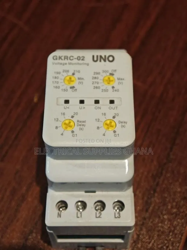 GKRC-02 UNO 3-Phase Voltage Monitoring Relay · Photo 1