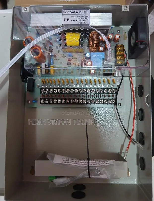 18 Ch CCTV Cameras Power Supply With Ups · Photo 1