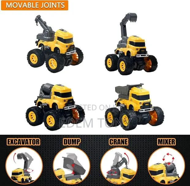 Construction Truck Toys - 4pcs · Photo 4