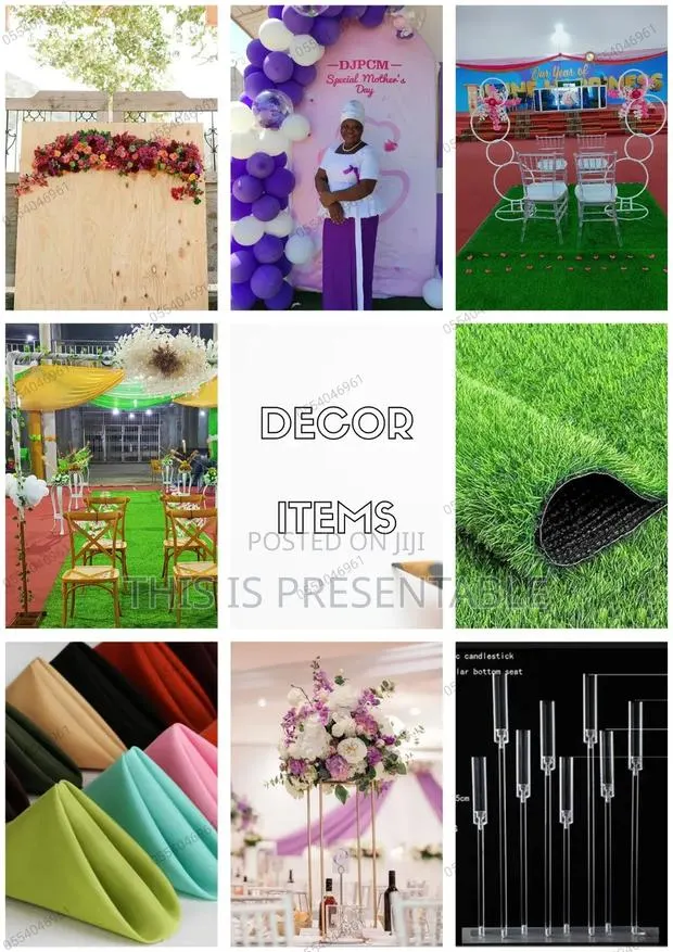 Wooden Backdrop(Oval, Rectangular) Metal Stands, Vases, Walkway Stands · Photo 1
