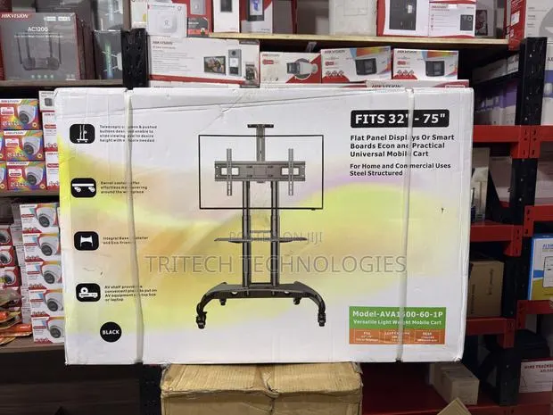 Tv Cart Roling Tv Stand With Wheels, Fit Most " 32 To 75inch" · Photo 1