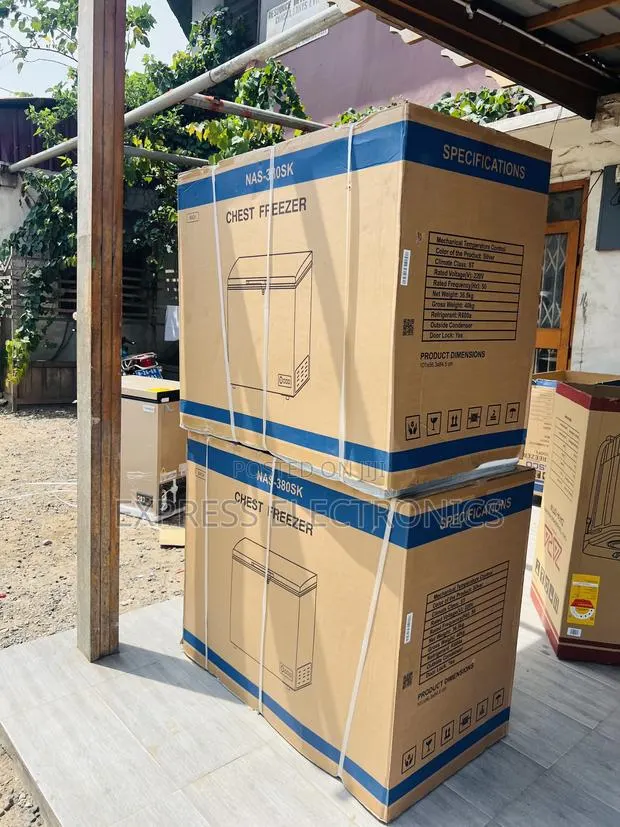 Energy Efficient Chest Freezer Single Door 251L NAS-300fl Grey Color · Photo 1